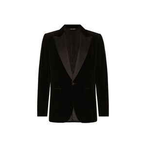Dolce & Gabbana Black Cotton Men's Tuxedo